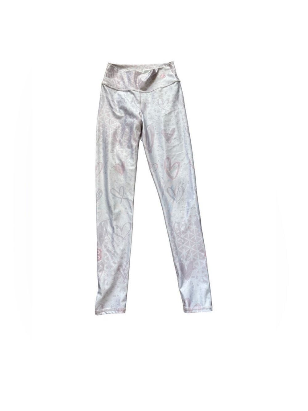 Befine activewear leggings geometric heart print one size made in Colombia